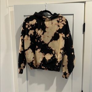 Fear of God Essential hoodie (Black & bleached) - unisex size XS